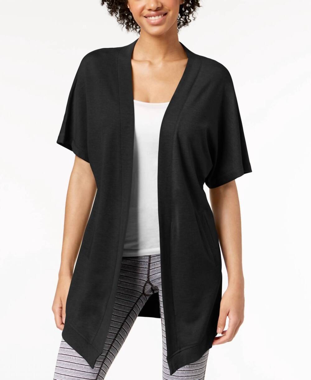 NEW IDEOLOGY open front wrap in noir